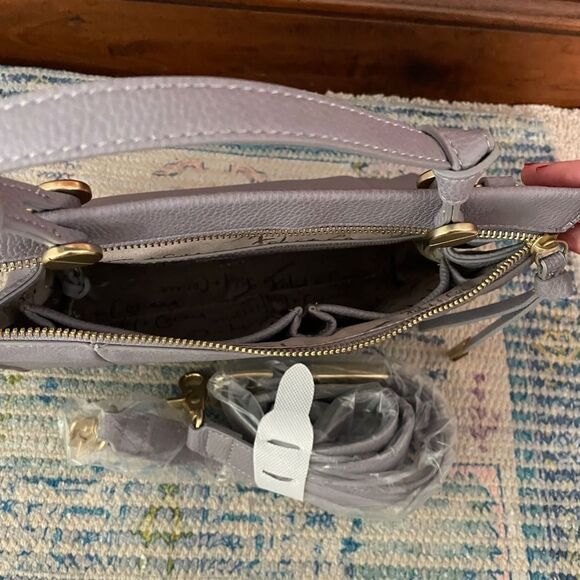 NWOT Foley + Corinna Lilac Crossbody Handbag - Picture 3 of 11